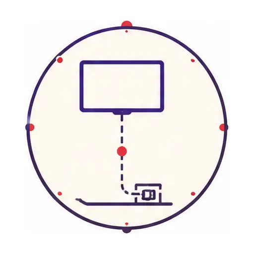Schematic icon: In-Wall Wire Concealment