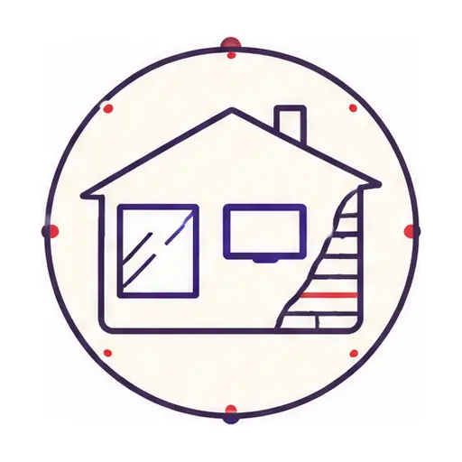 Schematic icon: TV Mounting in 1950s–60s Tract Homes