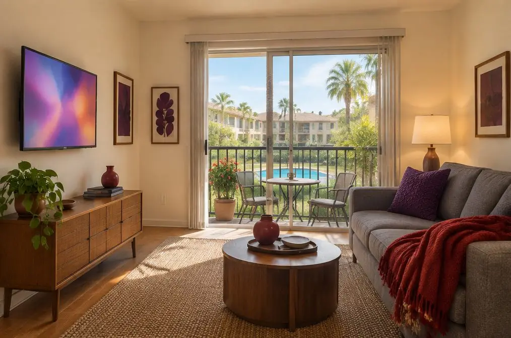 TV mounted in a typical South Anaheim home — TV Mounting Works Anaheim